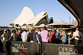 Opera Bar at the Opera House at the harbour of Sydney, New South Wales, Australia