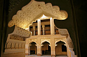 Architectural detail at Al Ahmadiya school, Deira, Dubai, UAE  United Arab Emirates)