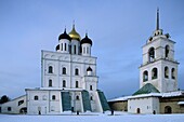Russia,Pskov,Kremlin,Holy Trinity Cathedral,1699,Bell Tower