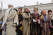 Russia,Pskov,Celebration of Maslenitsa,Butter Week or Pancake week feast,Russians