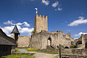 Luxembourg, Sure River Valley, Bourscheid, Chateau de Bourscheid  b. 11th c)