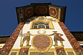 Painted building, Bad Tolz, Bavaria, Germany