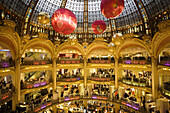 Galeries Lafayette department store, dome interior, Paris, France