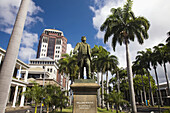 Statue of William Newton in Place S. Bissoondoyal, Port Louis, Mauritius
