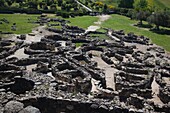 Italy, Sardinia, La Marmilla Region, Barumini, Nuraghe Su Nuraxi, Unesco World Heritage Site of 14 century BC city