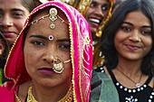 Inde, Rajasthan, Jaipur, jeune femme en Sari  // India, Rajasthan, Jaipur, young woman with sari