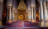 Sala de oración o ´El haram´, La Gran Mezquita, Kairouan, Tunez, Africa