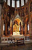 Interior view with Altar, Votive church, Vienna, Austria