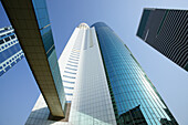 High rise buildings at Sheikh Zayed Road, Dubai, UAE, United Arab Emirates, Middle East, Asia