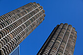 Marina City, auch Corn Building genannt, Chicago, Illinois, USA