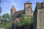 Nürnberger Burg, Nürnberg, Bayern, Deutschland