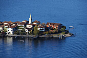 Isola Superiore o dei Pescatori, Lago Maggiore, Piemont, Italien