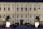 Palazzo Reale, Königliche Palast von Turin, 17.Jahrhundert, Turin, Piemont, Italien