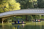 Bow Bridge in Central Park, New York City, USA