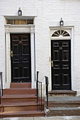 Doorways in Greenwich Village, New York City, USA