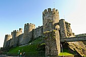 Conwy Castle, Conwy, Wales  This 13th century castle with its town walls is one of the best preserved in the United Kingdom