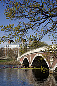 America, Arch, Arches, Bridge, Bridges, Cambridge, Charles River, Color, Colour, Contemporary, Daytime, exterior, Fit, Harvard, human, In good shape, In shape, Keep fit, Keeping fit, Leisure, Massachusetts, New England, North America, outdoor, outdoors, o