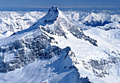 Mount Aspiring Westland aerial view New Zealand
