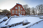 Rueschhaus moated castle, near Muenster, Muensterland, North Rhine-Westphalia, Germany