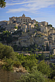 Houses of the medieval village Gordes, Luberon, Vaucluse, Provence, France, Europe