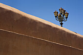 Detail of the old City Wall, Marrakech, Morocco, Africa