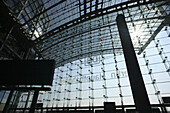 Interior view of Berlin Central railway station, Berlin, Germany