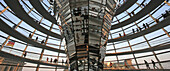 Reichstagskuppel, Regierungsviertel, Berlin, Deutschland