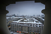 View from the French Cathedral above Berlin Mitte, Berlin, Germany