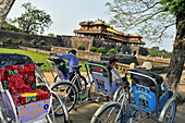 Noon gate, Ngo Mon, at the citadel, Hoang Thanh, Hue, Vietnam