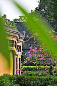Gate at palace of long life, Dien Tho in the citadel, Hoang Thanh, Hue, Vietnam