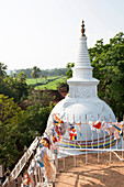 The Stupa of the Isurumunjya temple, Isurumuni Maha Vihara, Sacred City, Anuradhapura, Sri Lanka, Asia