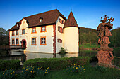 Inzlingen moated castle, Markgräfler Land, Black Forest, Baden-Württemberg, Germany