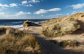 Nature Reserve Dune Countryside on Red Cliff in Kampen, Sylt, Schleswig-Holstein, Germany