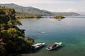 View of Lembeh Strait Resort, North Sulawesi, Indonesia