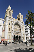 The Cathedral Vincent de Paul in Tunis. Tunisia.