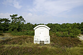 Bathing huts in Ljunghusen, Skane, Sweden