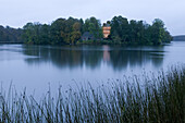 Hackeberga castle, Hackeberga lake, Sweden