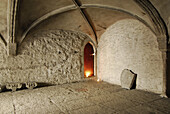 Vault in Domenican cloister at the old town, Tallinn, Estonia, Europe