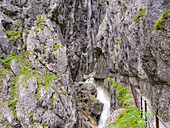 Höllentalklamm, Höllental, Wettersteingebirge, Bayern, Deutschland