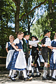 Mountain festival, Kraxnbichl, Neufahrn, Egling, Upper Bavaria, Germany