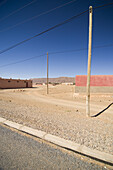 Straße in der Wüste, Fask, Marokko, Nordafrika, Afrika