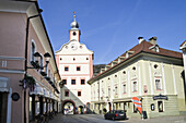 Hauptplatz von Gmünd in Kärnten, Österreich