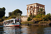 Trajan-Kiosk, Philae Tempel, Assuan, Ägypten, Afrika