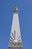 Piramide de Mayo Obelisk an der Plaza de Mayo, Buenos Aires, Argentinien, Südamerika, Amerika