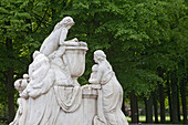 Caroline-Mathilde Denkmal, der Französische Garten in Celle ist ein öffentlicher Park, Celle, Niedersachsen, Deutschland