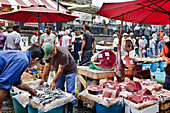 Fischmarkt, La Pescheria, Catania, Sizilien, Italien