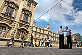 Piazza Universita, Catania, Sicily, Italy