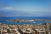 View from Campanile, Messina, Sicily, Italy