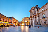 Cathedral square, Ortigia, Syracuse, Sicily, Italy