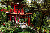Orientalischer Garten im Jardim do Monte, Funchal, Madeira, Portugal